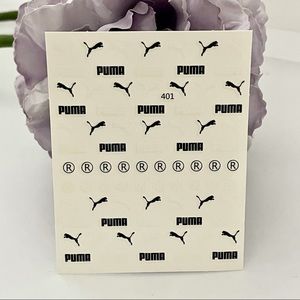 Luxury Designer Logo Fingernail Art Stickers
